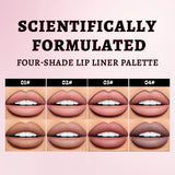QIBEST 1PC Matte Liquid Lipliner Pencil Waterproof Plumping Stain Lipstick Natural Lip Liner Outline Lips Contour Pen Makeup