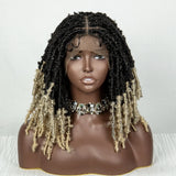 Butterfly Locs Crochet Braids Bob Wig | Lace Front | Dreadlock Style