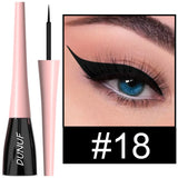 Matte Dark Green Liquid Eyeliner Pencil Waterproof Makeup Colorful Liquid Eye Liner Ultra-thin Long-Lasting Quick-Dry Eye Liner