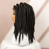 Twisted Braided Bob Wig | Full Lace Cap | Kanekalon Fibre