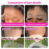 Highlight Front Wigs Human Hair Pre Plucked Hairline 4/27 5x5 Glueless Lace Straight Wig Human Hair Wigs For Women 250 Density
