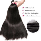 8-32 Inch Bone Straight Brazilian Remy Human Hair Weave Bundles | Natural Color 12A | 1, 3, or 4 Bundles