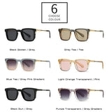 SHAUNA New Square Women Luxury Sunglasses Retro Rivets Men Gradient Shades UV400 Sun Glasses