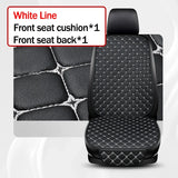 Kcimo Universal Pu Leather Car Seat Cover Seat Back Soft Cushion Minimalism Seat Cushion Chair Carpet Pad Auto Accessories