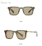 SHAUNA New Square Women Luxury Sunglasses Retro Rivets Men Gradient Shades UV400 Sun Glasses