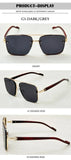 New Square Sunglasses For Men Vintage Outdoor Sunglasses Oculos Designer Wooden Glasses Sunscreen Sun Lentes Dropshipping Gafas