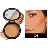 Woman makeup 6-Color Matte Bronze Powder Velvety Smooth Natural Setting Powder Makeup