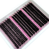 New 15Rows DIY 5D Fluffy Lash Clusters 60D-200D Thick Eyelash Clusters Wispy Individual Lashes 10-20mm Cluster Eyelash Extension