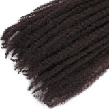 18" Marley Twist Braiding Hair | Crochet Braids | Afro Twist Kinky Hair Extensions | Ombre Colors | 30 Strands/Pack