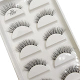 Transparent 3D Mink Eyelashes, Natural Clear False Eye Lashes, Soft Invisible Eyelash, Wispy Makeup Faux Cils, H13 X08, 5 Pairs