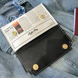 Small Square Messenger Bag | PU Shoulder Bag for Women