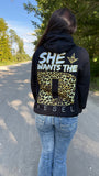 She Wants The Diesel Leopard Hoodie