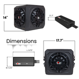 N10SB - Sub + Amp | Golf Cart