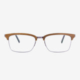 Stuart - Wood & Metal Eyeglasses