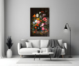 Classical Still Life Glass Wall Art || Designer Collection