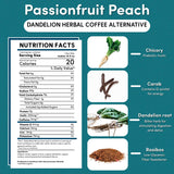 Dandelion Passionfruit Peach Herbal Coffee