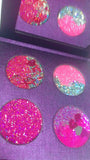 "TRUE LOVE HEARTS" Pressed Glitter Quad!