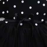 Princess Long sleeve Baby Girl Dress Newborn Infant Baby Girl Clothes WIth Bow And Dot Tutu Ball Gown Party Dresses Baby Kid Girl clothes In Elegant Style