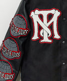 Scarface Vegan Leather Varsity Jacket