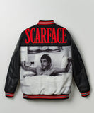 Scarface Vegan Leather Varsity Jacket
