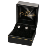 4.00 CTW AGI Certified Lab Grown Diamond Stud Earrings in 14K White or Yellow Gold - G Color VS Clarity
