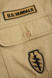 Jordan Craig Military Cargo Shirt - Khaki
