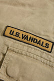 Jordan Craig Military Cargo Shorts - Khaki