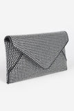 Hot Fix Rhinestones Envelope Clutch