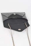 Hot Fix Rhinestones Envelope Clutch