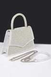 Rhinestone Top Handle Clutch