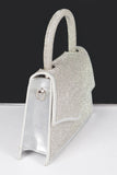 Rhinestone Top Handle Clutch