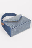 Hot Fix Stone Top Handle Bag