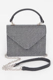 Hot Fix Stone Top Handle Bag