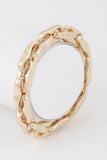 Hammered Link Chain Bracelet