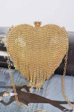 Rhinestone Fringe Mini Case Bag