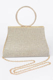 Rhinestone Top Handle Bag