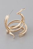 Interlaced Hoop Earrings