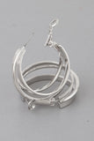 Interlaced Hoop Earrings