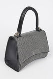 Rhinestone Top Handle Bag