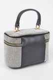 Rhinestone Top Handle Clutch Handbag