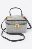 Rhinestone Top Handle Clutch Handbag