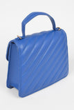 Quilted Top Handle Flap Bag