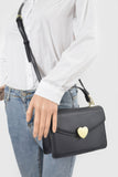 Heart Metal Top Handle Clutch