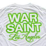 Warsaint Halloween Tee - White/Neon Green