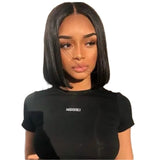 Wear and Go Bob Straight Pre Cut Lace Front Wigs | Black