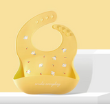 Baby Bibs, Baby Feeding Washable Waterproof Baby Bibs with Snaps.