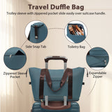 3 Piece Carry-On Luggage Set - Lightweight Hardshell ABS Suitcases