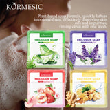 KORMESIC Peach & Strawberry & Rose Tri-colour Soap  FT 120g