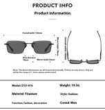 Pure Titanium Polarized Sunglasses – Retro British Style