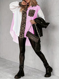 Loose-fitting Casual Long-sleeve Plus-size Shirt